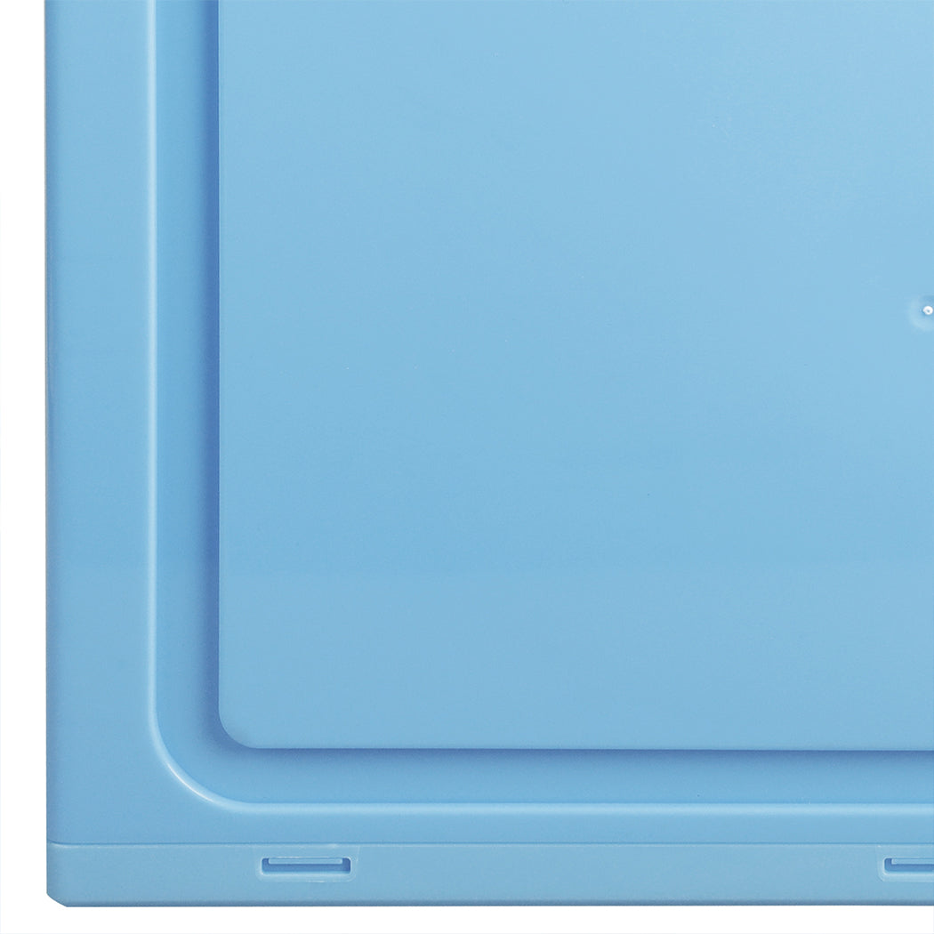 Stacked Sneaker Display Case Shoe Storage Blue-2006733027237040133