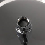 High Pressure Shower Head Set Rain Round Silver-2006733239951167493