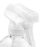 6x 500ml Clear Glass Spray Bottles Trigger - 45-Degree Angle