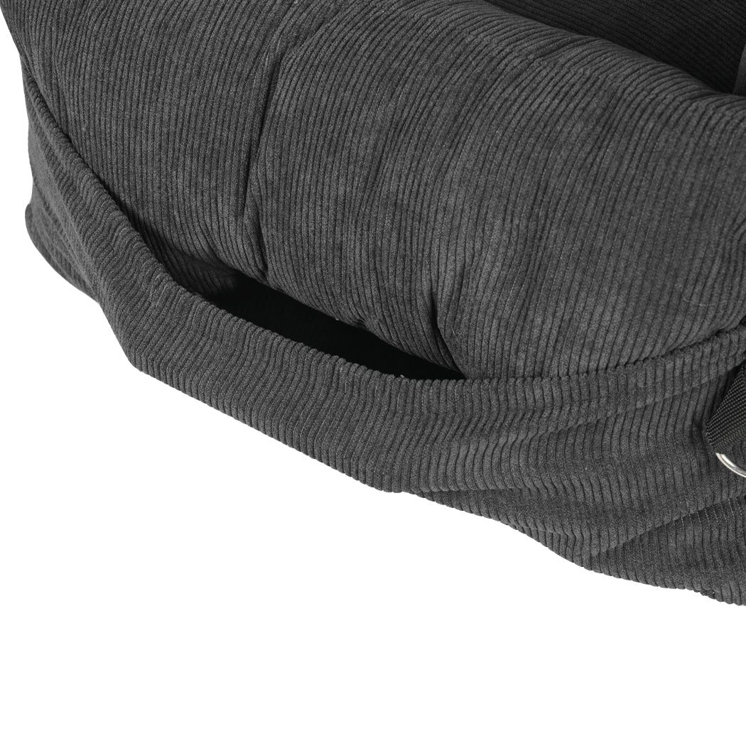 PaWz Pet Car Booster Seat Dog Protector L Grey Large-1954802559369744389