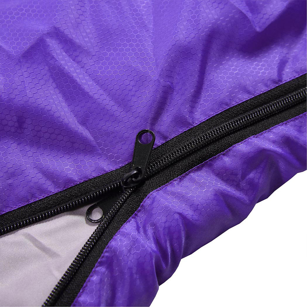 Mountview Single Sleeping Bag Bags Outdoor Purple-2006732920865296389