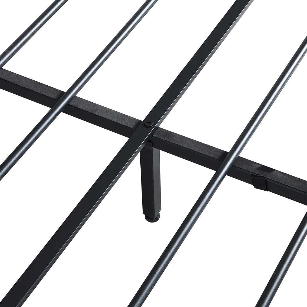 Levede King Bed Frame with Storage Headboard RGB LED-2011971105136447493