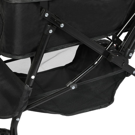 PaWz Pet Stroller Dog Cat Carrier Foldable Black-2006733031766888453