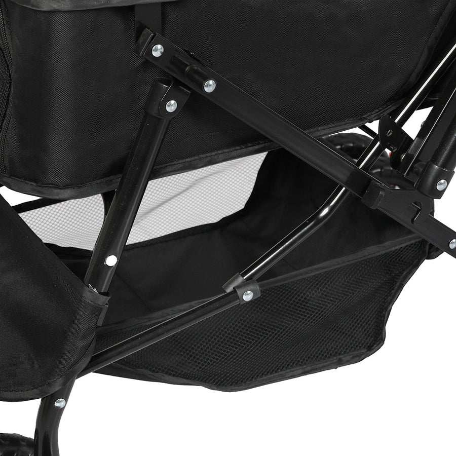 PaWz Pet Stroller Dog Cat Carrier Foldable Black-2006733031766888453