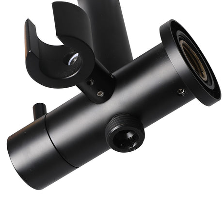 Shower Head High Pressure Set Rain Round Black-2006733239447851013