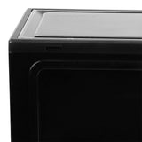 Stacked Shoe Box Acrylic Sneaker Display 1PC Black - 45-Degree Angle