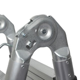 Traderight Folding Multi Purpose Ladder 12 Step - 45-Degree Angle