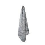 PaWz Replaceable Pet Bed Cover Plush Charcoal Small - 45-Degree Angle