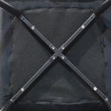 Dining Chairs x 4 Padded Seat Soft Velvet-2006732734030024709