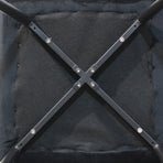 Dining Chairs x 4 Padded Seat Soft Velvet-2006732734030024709