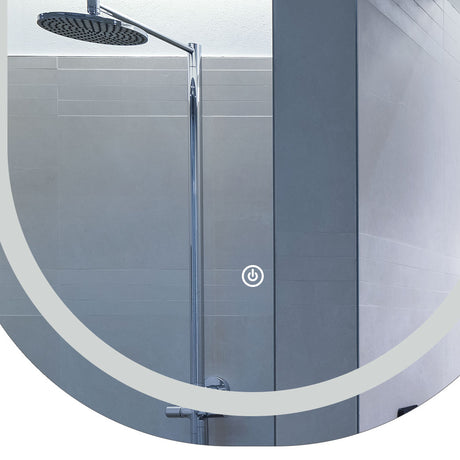 EMITTO LED Wall Mirror Oval Anti-fog 60x100cm-2006733284142354437