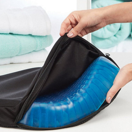 Gel Honeycomb Seat Cushion Flex Back-2018816645677584389