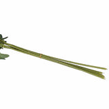 Lambu Artificial Flowers Silk Roses Yellow - 45-Degree Angle