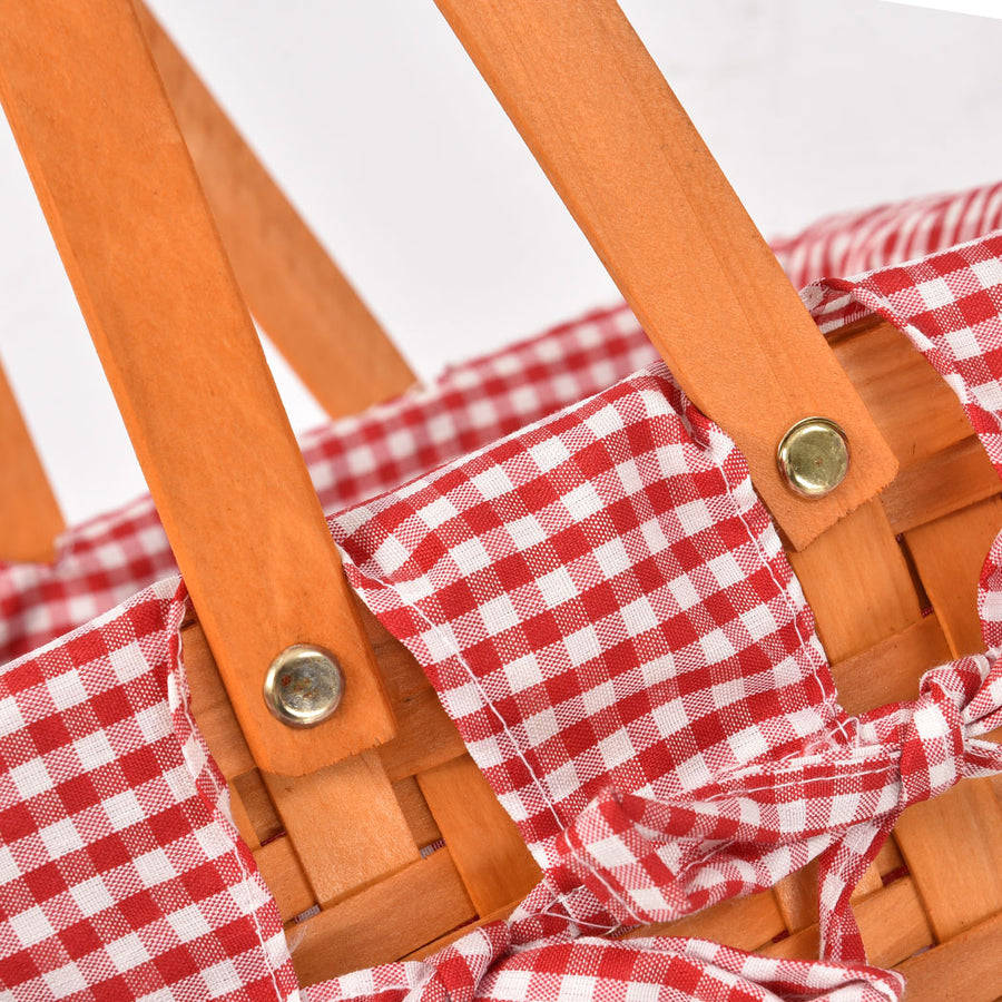 Picnic Basket Outdoor Baskets Deluxe-2006732947855642629