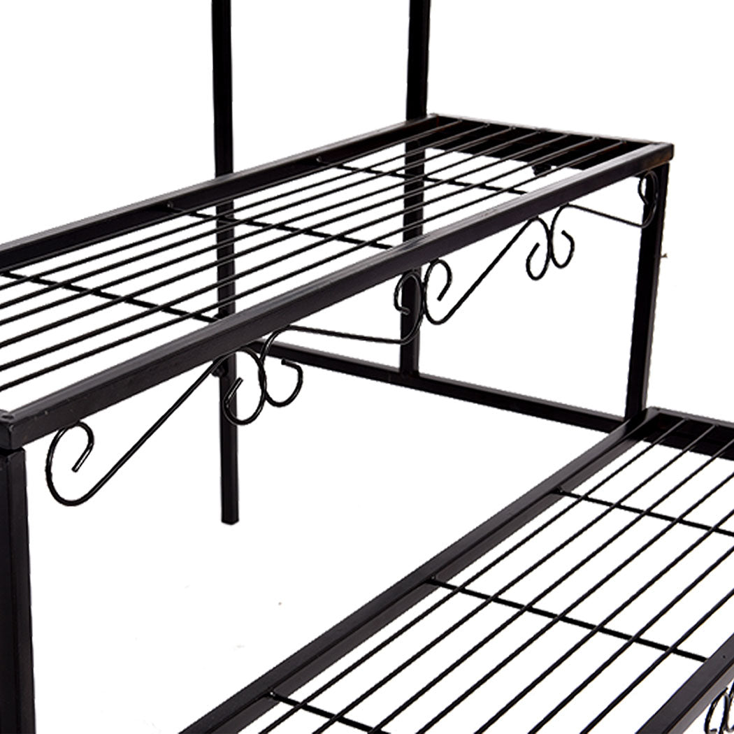 Levede Plant Stand 3 Tier Rectangle-1954802658384678917