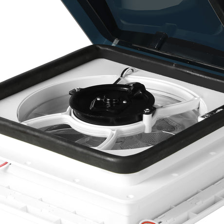 Manan Caravan Roof  Vent Hatch RV Shower Air Exhaust 12V Fan LED Light Trailer-2018816870483890181