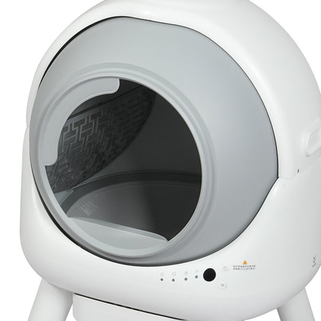 PaWz Smart Self Cleaning Cat Litter Box APP Control White-1954802488557309957