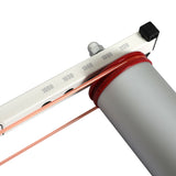 Spector Bike Roller Adjustable Bicycle White - 45-Degree Angle