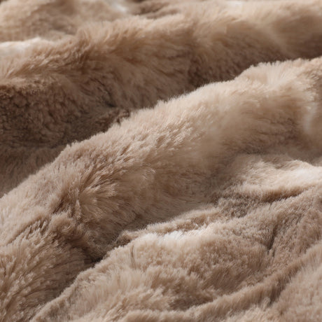 Dreamz Luxury Tie-dyed Blanket Brown 152cm x 203cm-1954802366846996485