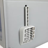 PaWz Fully Enclosed Cat Litter Box Mat Grey-2018816683988357125
