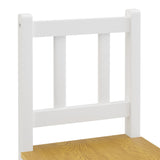 Bopeep Kids Table and Chairs Set Wooden 3PCS Study Play - 45-Degree Angle
