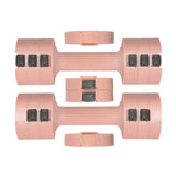 Centra A Pair Of 1KG To 5KG Dumbbells Pink-2006732825914642437