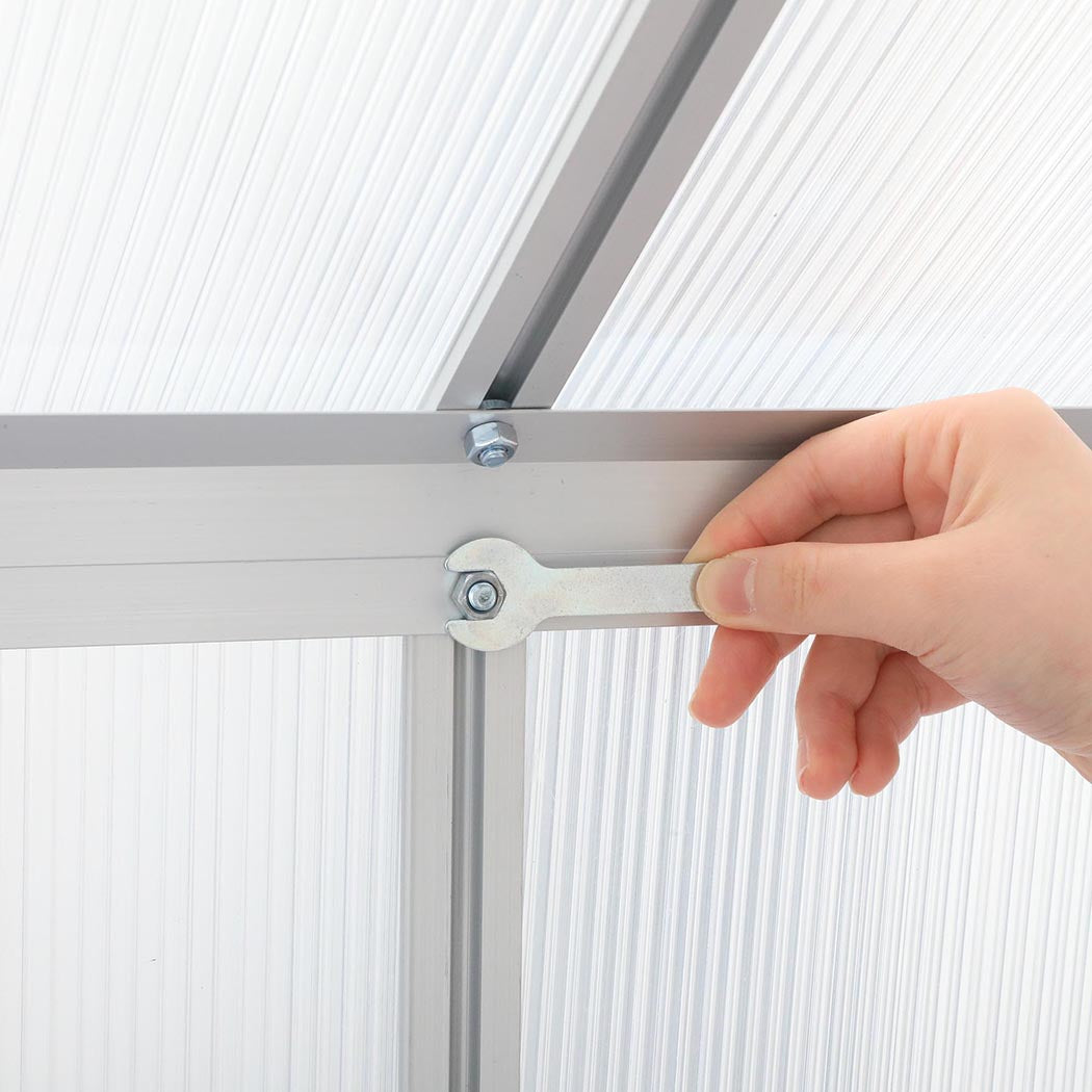 Lambu Greenhouse Aluminium Walk In Green-1954802672297185285