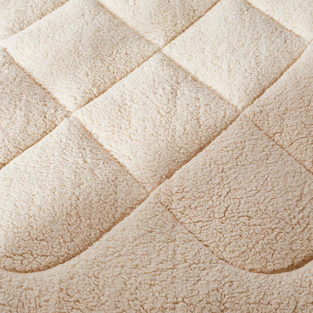 DreamZ Mattress Topper 100% Wool Underlay Single-2018816782927794181