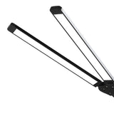 Emitto Double Head LED Desk Lamp Dimmable With Clamp - 45-Degree Angle