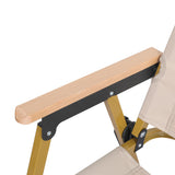 Levede Camping Chair Folding Outdoor - 45-Degree Angle