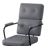 LEVEDE Ergonomic Office Chair Computer PU Grey-2018816851219451909