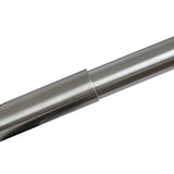 Marlow Steel Curtain Rod Quiet Rail Satin Nickel - 45-Degree Angle