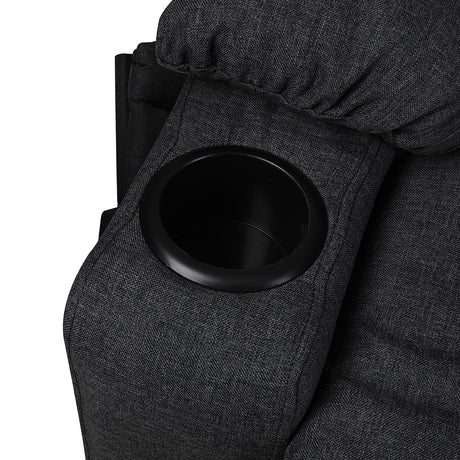 Levede Recliner Chair Electric Lift Black-1954802888668745733