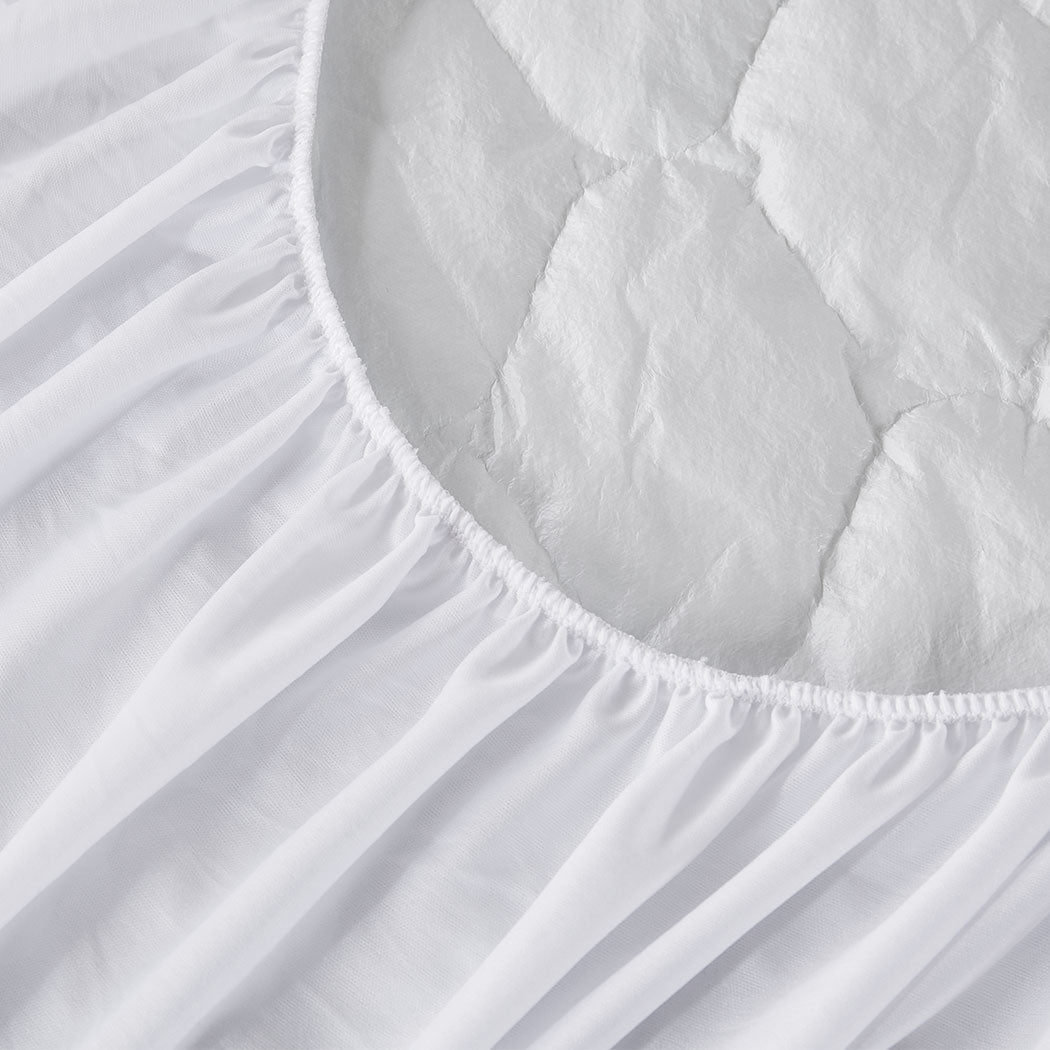Dreamz Mattress Protector Topper Bamboo Single-1954802846096560133