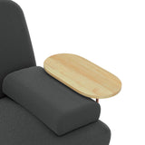 LEVEDE CONVERTIBLE SOFABED WITH USB CHARGE AND SIDE TABLE - 45-Degree Angle