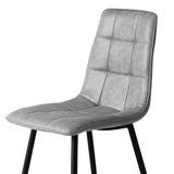 Levede 8x Dining Chairs Kitchen Chair - 45-Degree Angle