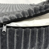 Pawz XL Size Orthopedic Dog Bed with Corduroy Removable Cover Waterproof Washable Grey-2006732714845278213