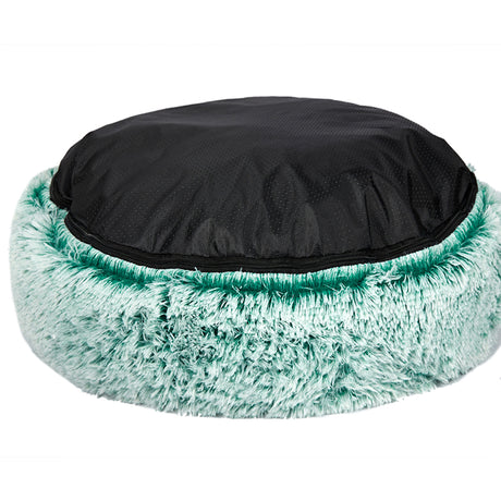 PaWz Pet Bed Cat Dog Donut Nest Calming L Teal Large-1954802518093598725
