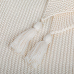 DreamZ Knitting Throw Blanket Cushion Beige-2006733231445118981