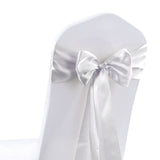 50x Satin Chair Sashes Cloth Cover Wedding-2006732859255164933