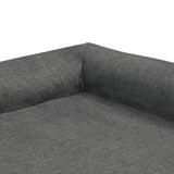 Pawz Orthopedic Dog Bed M Grey - 45-Degree Angle