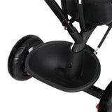 BoPeep Kids Tricycle Ride On Trike Toddler Black - 45-Degree Angle
