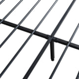 Levede Double Metal Bed Frame LED Lights 2 Drawers - 45-Degree Angle