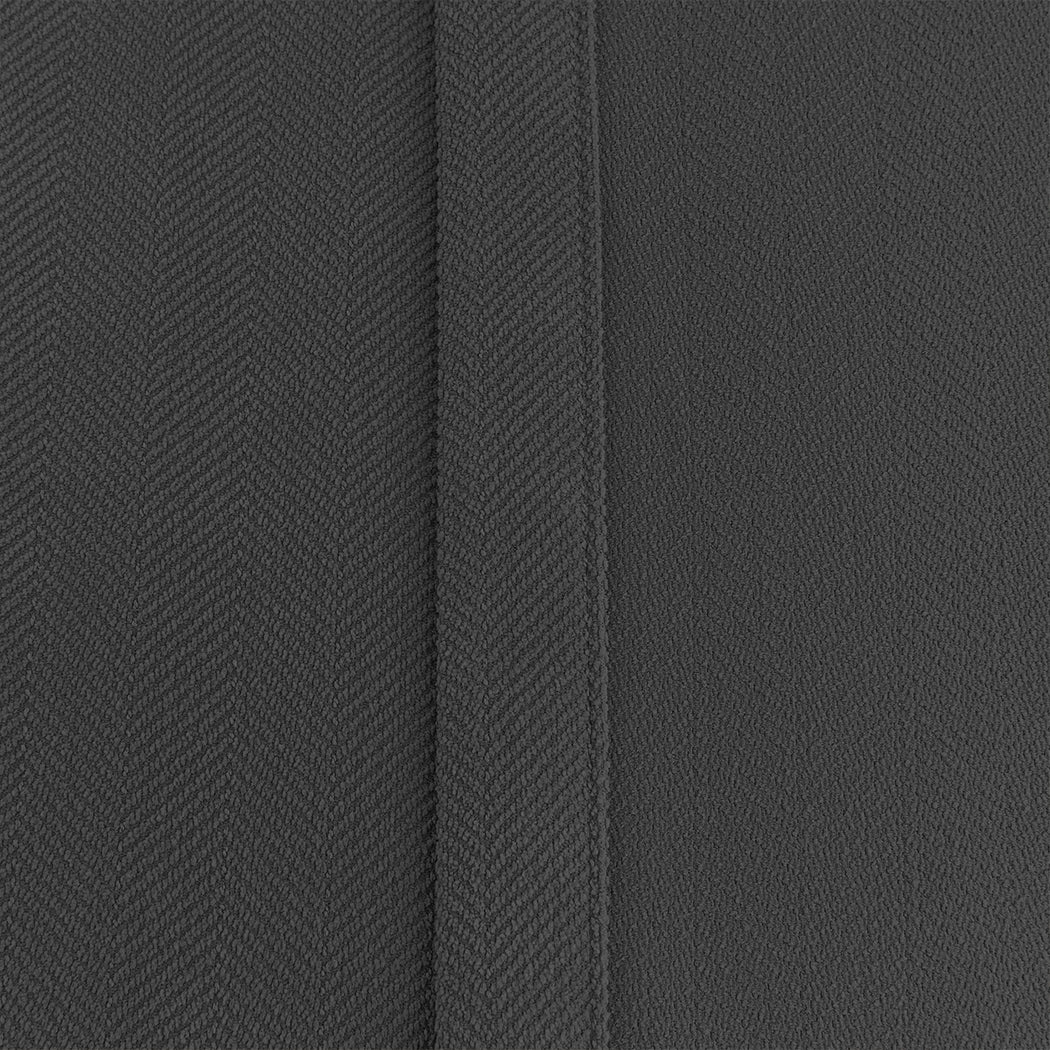 Marlow 2XBlockout Curtains Chenille 132x250 Dark grey-2018816772219736069
