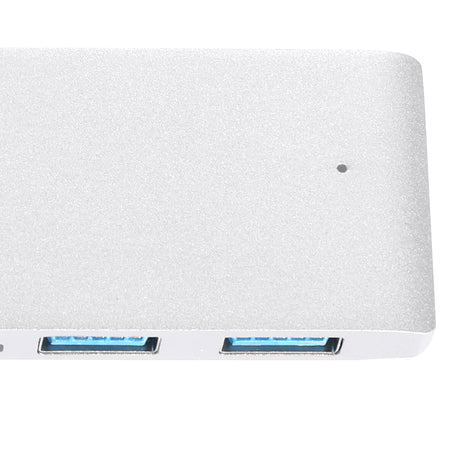 USB 3.0 Type-C HUB 6 Port Powered Adapter Silver-1954802839935127557