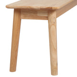 Levede 1XDining Chairs Bench Chair Seat Nature - 45-Degree Angle