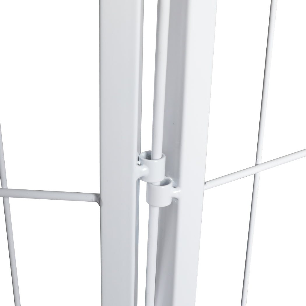 PaWz 8 Panel 40'' Pet Dog Playpen Puppy White 2.5kg Venison-2018816907372793861