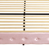 Levede King Floating Bed Frame LED Headboard USB Pink - 45-Degree Angle