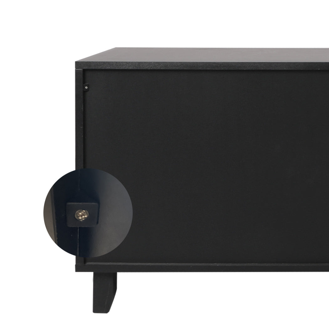PaWz Enclosed Cat Litter Cabinet Box Black-2018816835016855557