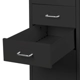Levede 5 Drawer Office Cabinet Drawers Black-2018816806168432645